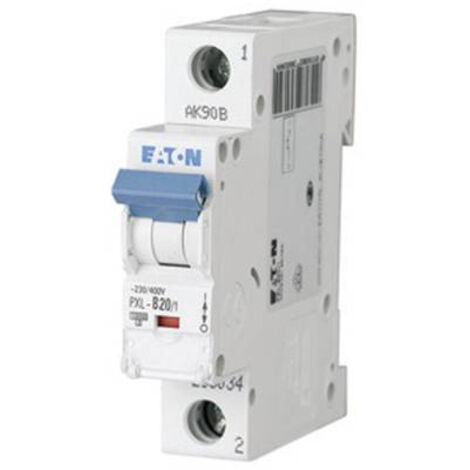Eaton Disjoncteur (MCB), 20 A, 1p, caractéristique : C, 236060 (1/3)