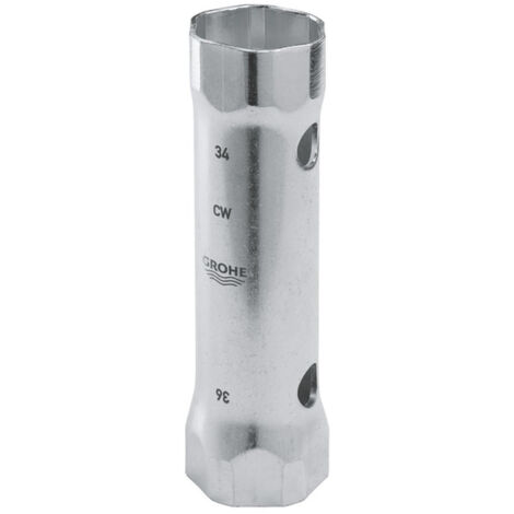 Grohe – Clé à douille 49059000 34mm et 36mm – Filetage plomberie – Design ergonomique pour travaux de plomberie professionnels