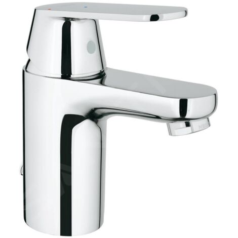 GROHE Mitigeur de lavabo monotrou Eurosmart C 23378 chaîne escamotable EcoJoy chrome, 2337800E (1/5)
