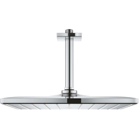 GROHE Set de douche de tête Rainshower 310 Mono Cube 26565 sortie de plafond 142mm chrome, 26565000 (1/4)