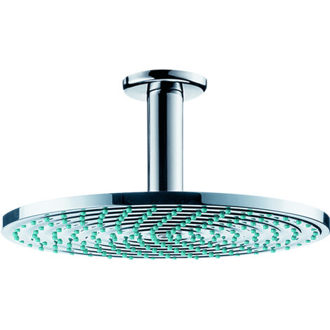 hansgrohe Raindance S Douche de tête 240 1jet avec raccord au plafond Chrome, 27477000 (1/5)