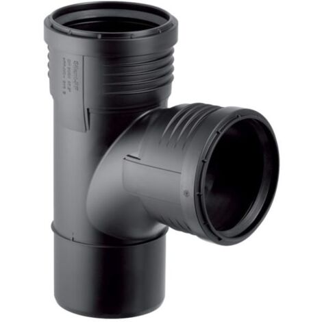 Geberit Branche courbée Silent PP 390554141 DN 100/90, 87,5 degrés, avec rayon intérieur