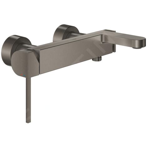 GROHE EH-Mitigeur de baignoire Plus 335533 montage mural hard graphite brossé, 33553AL3 (1/5)