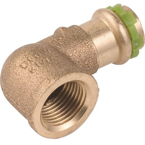 VSH SudoPress Cuivre Raccord coudé 90° i/i 28xRp1" Type SP4090GV, 6671687 (1/4)