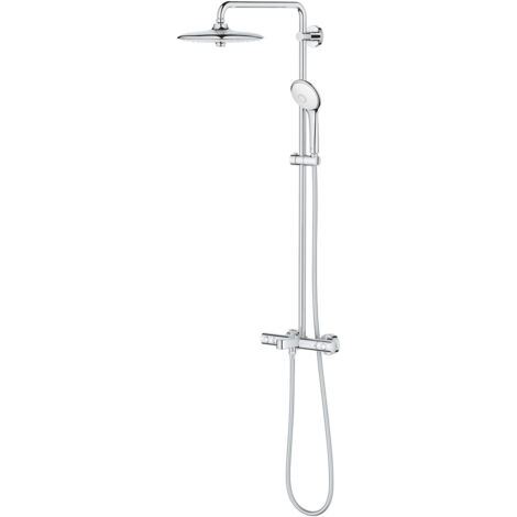 GROHE Système de douche Euphoria 260 261142 avec mitigeur thermostatique de baignoire chrome, 26114002