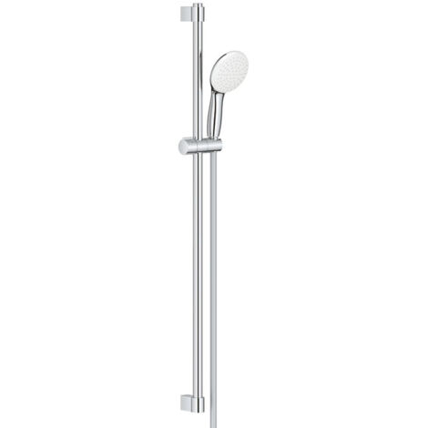 GROHE Tempesta 110 Ensemble de douche - 90cm - douchette ronde - 1 type de jet - flexible de douche lisse - chrome