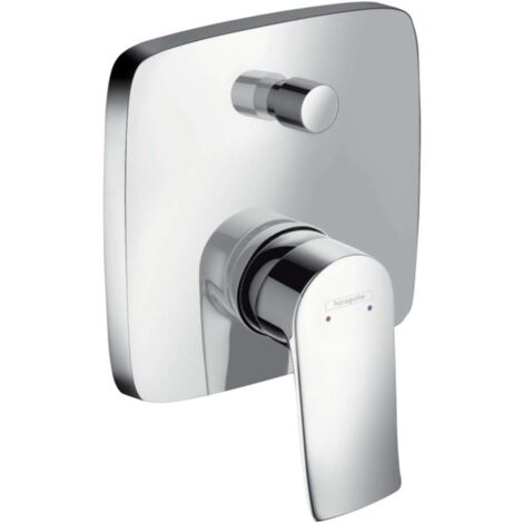 hansgrohe Metris Mitigeur de baignoire monocommande encastré pour iBox universal Chrome, 31454000 (1/3)