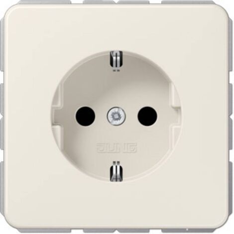 Prise Schuko Jung CD 1520 16A 250V blanc crème (1/2)