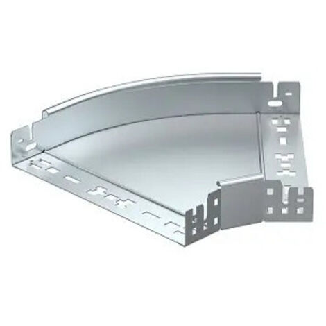 OBO Bettermann Angle 45° avec raccord rapide 60x300 Acier galvanisé sendzimir, 6041046 (1/2)