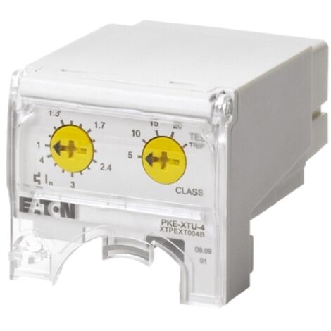 Eaton Bloc de déclenchement, 1 - 4 A, Protection moteur, Connexion à SmartWire-DT : non, utilisable pour : Appareil de base PKE12, Appareil de base PKE32, 121724