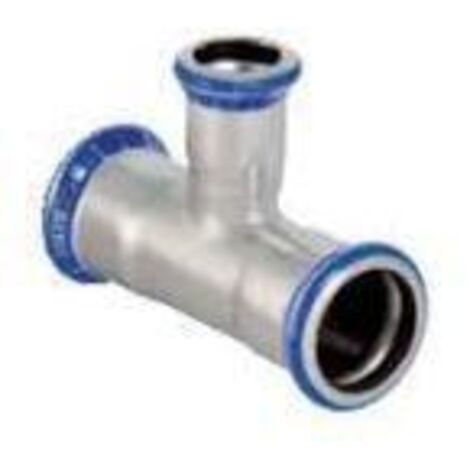 Geberit Mapress Acier inoxydable Té réduit, DN 50 / 20 / 50, dø 54 mm, 31223