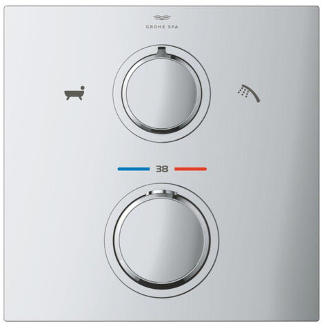 GROHE Mitigeur thermostatique Allure 194462 FMS pour Rapido SmartBox chromé, 19446002