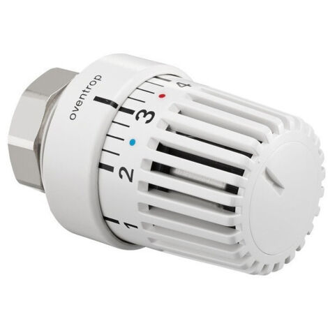 OVENTROP Thermostat spécial Uni LI M 32 x 1,0, 7-28 C, 0  1-5, sonde à liquide, blanc, adapté aux robinets thermostatiques Ista, à partir de l'année de construction 1985, 1616200