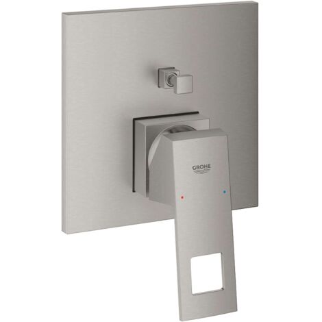 GROHE Mitigeur bain/douche Eurocube 24062 Corps encastré pour Rapido SmartBox supersteel, 24062DC0 (1/6)
