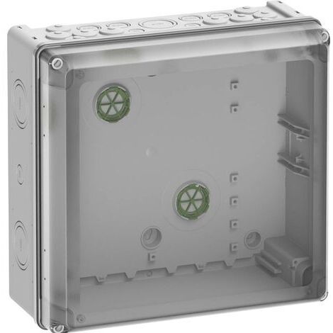 Spelsberg Boîtier vide, transparent, indice de protection IP65, résistance aux chocs IK08, classe de protection II, tension nominale 400V AC, DLG, sans halogène, 73341101 (1/3)