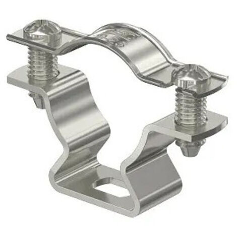 OBO Bettermann Collier d'écartement avec trou oblong 20-25mm Acier inoxydable, inoxydable A2 1.4301, 1362986 (1/2)