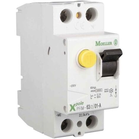 Eaton Interrupteur différentiel, 25A, 2 pôles, 300mA, Type A, 236746