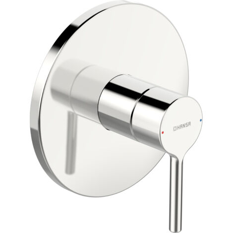 HANSA Mitigeur monocommande Set de finition pour mitigeur de douche HANSAVANTIS 8261 Rosace ronde Chrome Levier à picots, 82619067 (1/5)