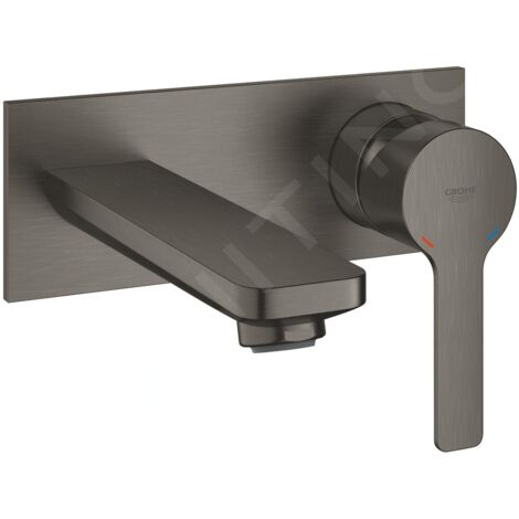 GROHE Mitigeur 2 trous mural Lineare 194091 FMS hard graphite brossé, 19409AL1 (1/3)