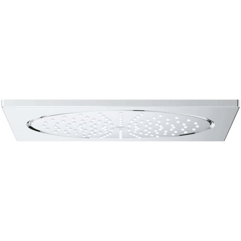 Rociador de douche 254 x 254 mm – Métal chromé – Jet de pluie Grohe DreamSpray – Système antical SpeedClean