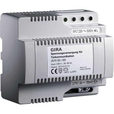 Gira Alimentation DC 24 V 700 mA REG Électronique [257000], 2570 00 (1/3)