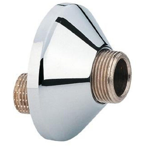 GROHE Raccord en S 12001 rosace 1/2'' x 3/4'' 2 pièces chrome, 1200100M (1/2)