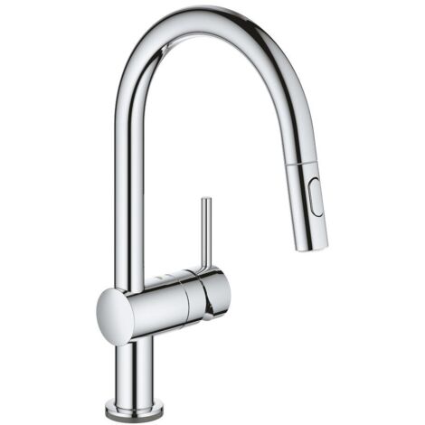 GROHE Mitigeur électronique EH-SPT Minta Touch 313582 Bec C extract. Douchette chromé, 31358002 (1/10)