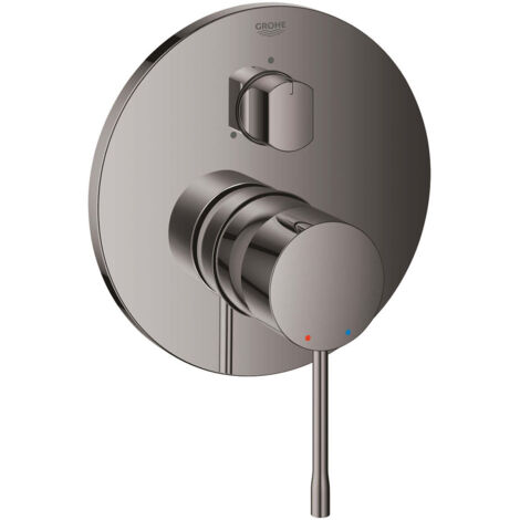 GROHE Mitigeur Monocommande Essence 241691 Corps Encastré 35604 Inverseur 3 Voies hard graphite, 24169A01 (1/2)