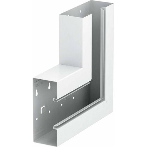 OBO Bettermann Cornière plate symétrique 70x170x300 acier blanc pur RAL 9010, 6277620 (1/2)