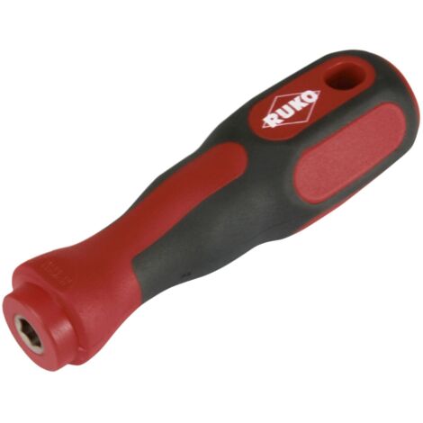 RUKO Mango universal para vástago Ø 1/4" hexagonal plástico para avellanadores - 102320 (1/2)