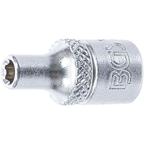BGS  Vaso  hexagonal  de  accionamiento  cuadrado  interior  6,3  mm  (1/4")  SW  3,5  mm  -  2473