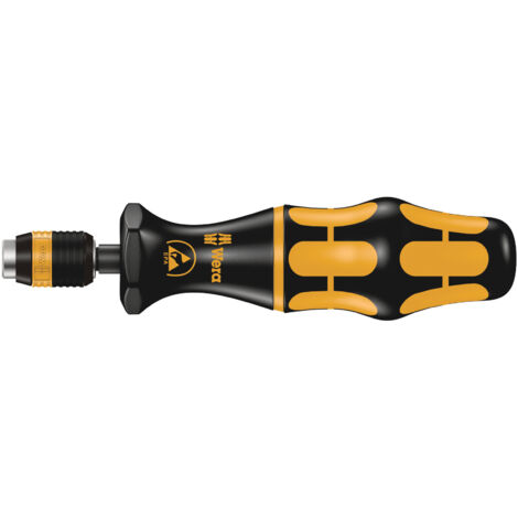 Wera Serie  7400 ESD  Kraftform destornillador  dinamométrico ajustable  preestablecido (0,3  Nm 105  mm) -  074840 (1/5)