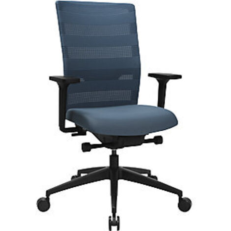 Sillón giratorio de oficina con mecanismo sincro gasolina 450-570mm con apoyabrazos Cap.110kg TOPSTAR (1/5)