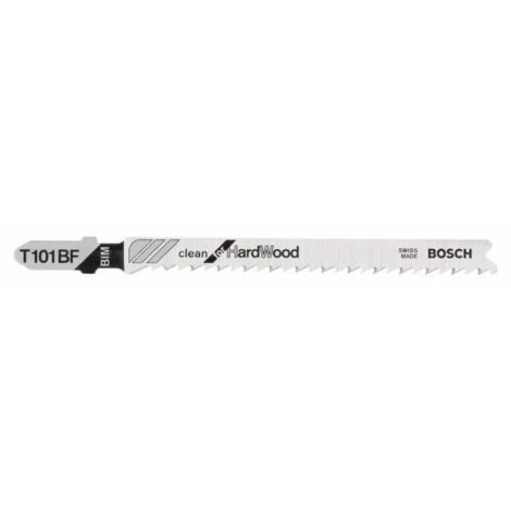 Bosch PRO Hardwood clean T101BF Hoja de sierra de calar 100 mm 25 unidades - 2608634988
