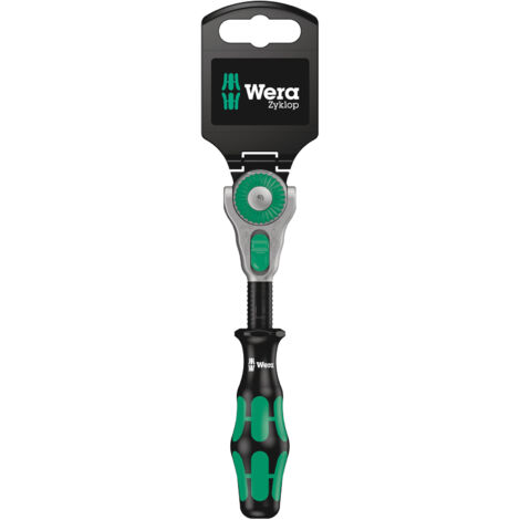 Wera 8000 A SB Carraca Zyklop con cuadro de 1/4" - accionamiento 073260 (1/5)