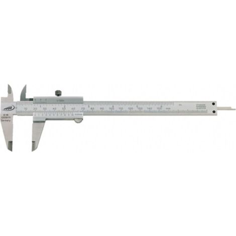 HELIOS  PREISSER  Calibrador  de  bolsillo  DIN  862  SOFT-SLIDE  150mm  tornillo  de  tope  -  197501 (1/4)