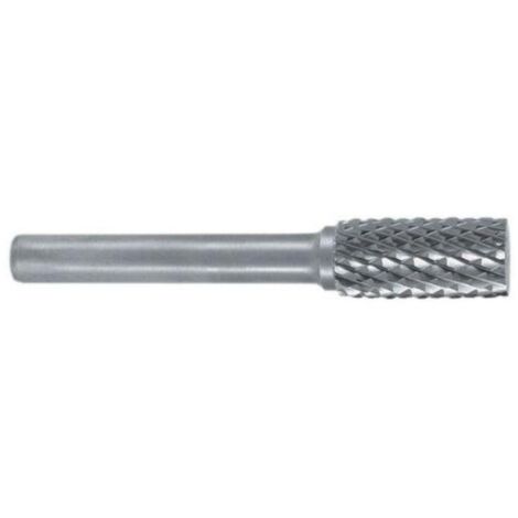 RUKO Fresa de metal duro ZYA Ø 12 mm longitud de cabeza 25 mm vástago Ø 6 mm sin recubrimiento dentado KVZ 4 - 116013