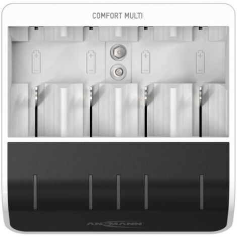 Cargador rápido NIBC-ComfortMulti-USB-CB con entrada USB 1.2 V NIMH Ansmann (1/4)