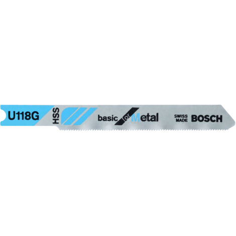 U 118 G: Basic Metal: 3Uds - Bosch (1/5)