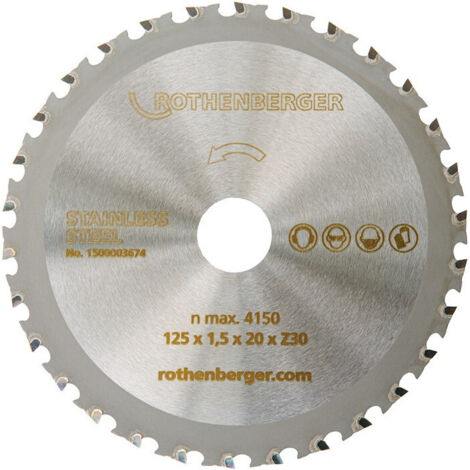 ROTHENBERGER DURACUT X-Hoja de sierra de acero inoxidable, para PIPECUT mini - 1500003674 (1/2)