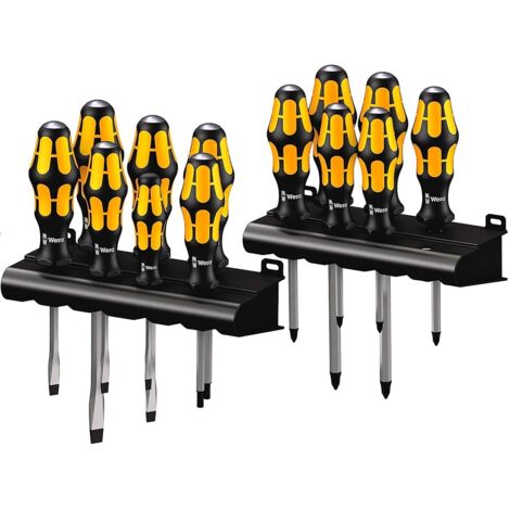 Set de 13 destornilladores Kraftform Plus WERA Big Pack Serie 900