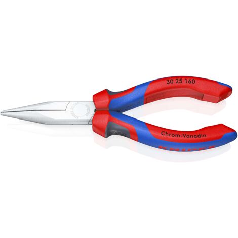 KNIPEX 30 25 160 Alicate de boca larga con mangos multicomponentes cromado 160 mm (1/7)