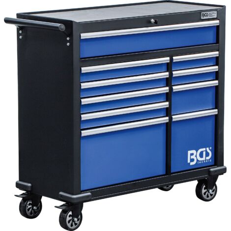 BGS Carro de taller XXL 10 cajones vacío - 4206