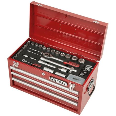 KS TOOLS 1/4"+1/2" Juego de herramientas 100 pzas. - 911.0100 (1/4)