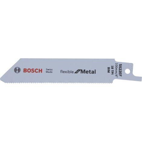 Hoja de sierra sable S 522 EF Flexible for Metal  BOSCH 2608657721