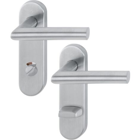 HOPPE guarnición de placa corta Ams.E1400/353KH VA F69 RWSK/OL rd juego de manillas - 10720722 (1/3)