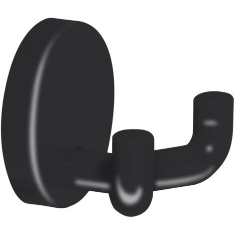 HEWI Doble Gancho 477.90.025 Poliamida 90 negro profundo 50 mm 43,5 mm - 477.90.025 90 (1/4)