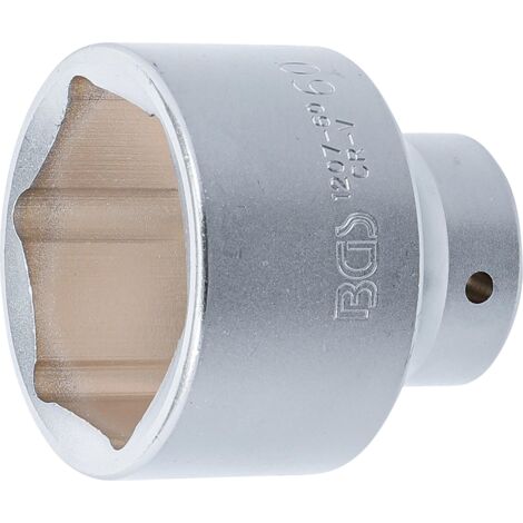 BGS llave de vaso hexagonal de accionamiento cuadrado interior 20 mm (3/4") SW 60 mm - 1207-60 (1/3)