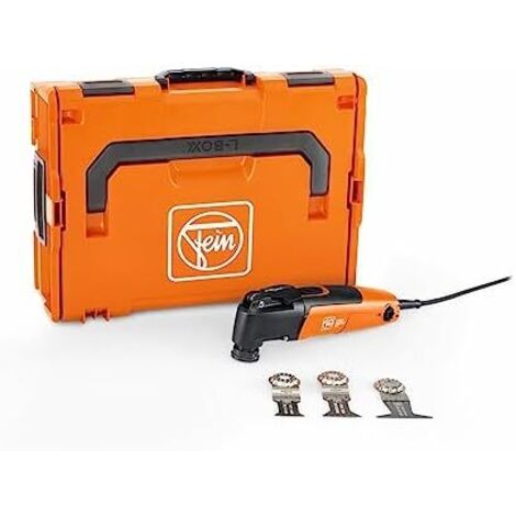 FEIN Multimaster MM 300 Plus Start, MultiTool con juego de accesorios para madera, metal, cartón yeso y plástico, motor FEIN de 250 W,Portaherramienta StarlockPlus,cambio de herramienta rápido QuickIN (1/5)