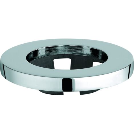 GROHE Placa base 48165 para grifos de lavabo/bidé de un orificio cromado, 48165000 (1/2)